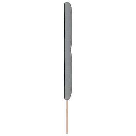 vidaXL Sänggavel Diamantblock Design Ljusgrå 160 cm Tyg