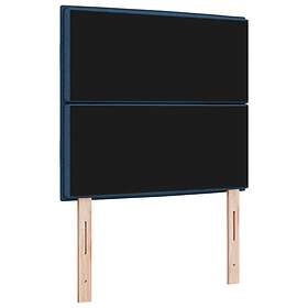 vidaXL Sänggavel Linjer Design Blå 80 cm Tyg
