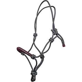 HKM Repgrimma med tyglar – Grey/Rasberry Full
