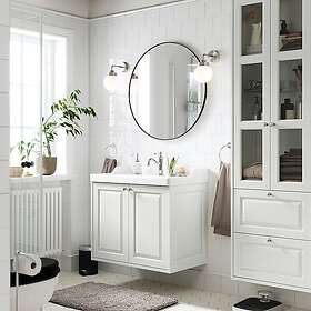 IKEA TÄNNFORSEN RUTSJÖN kommod m dörrar/tvättställ/kran, vit, 82x49x74 cm, cm 82x49x74 cm