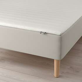 IKEA SNARUM resårbotten med bäddmadrass, medium fast beige/näsfjället vit, 90x200 cm, cm 90x200 cm