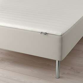 IKEA SNARUM resårbotten med bäddmadrass, medium fast beige/näsfjället vit, 180x200 cm, cm 180x200 cm