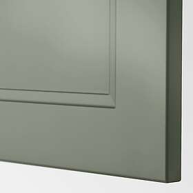 IKEA METOD högskåp för kyl/frys, vit/axstad grågrön, 60x60x220 cm, cm 60x60x220 cm