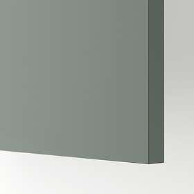 IKEA METOD högskåp för kyl/frys, vit/nickebo matt grågrön, 60x60x220 cm, cm 60x60x220 cm