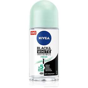 Nivea Black & White Invisible Fresh Inga vita eller gula märken-antiperspirant 50ml