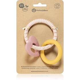 Petite&Mars Silicone teether bitring Love 0 m+