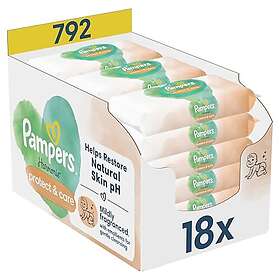 Pampers Harmonie Protect&Care Våtservetter för barn produkter med ringblomma 792 st.