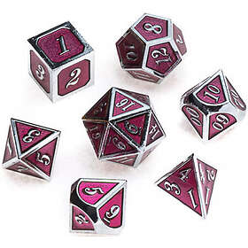 Greifenfels Silver Series Dice (Pink)