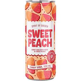 Spirit of Sweden Sweet Peach Läsk Burk 33cl