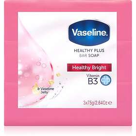 Vaseline Healthy Bright Bar Soap en uppsättning fasta tvålar 3x75g