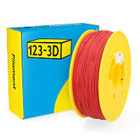 123-3D HIPS Filament Röd 1,75mm 1kg