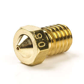 123-3D Nozzle Mässing M6 kompatibel 1,75mm filament 0,60mm