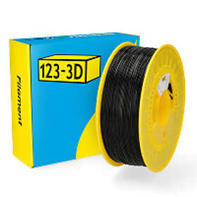 123-3D PC Filament Svart 1,75mm 1kg