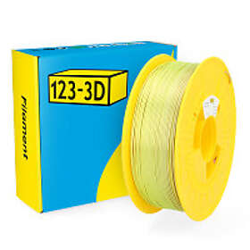 123-3D PLA Filament Fluorescent Light 1,75mm 1kg Satin Rainbow