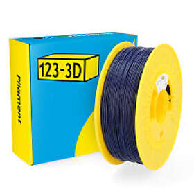 123-3D PLA Filament Blå 1,75mm 1kg Glitter