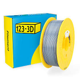 123-3D PLA Filament Grå 1,75mm 1kg Satin