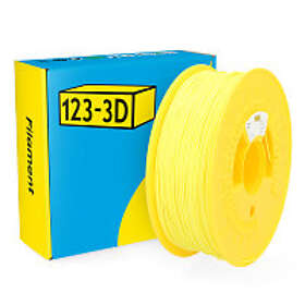 123-3D PLA Filament Gul 1,75mm 1kg Pro