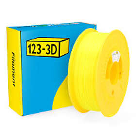 123-3D PLA Filament Gul 1,75mm 1kg Transparent