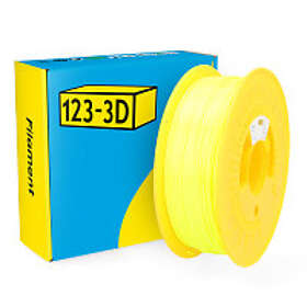 123-3D PLA Filament Gul 1,75mm 1kg Satin
