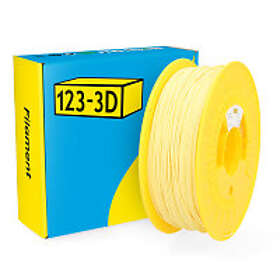123-3D PLA Filament Gul 1,75mm 1kg Pastell