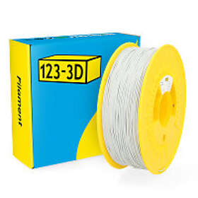 123-3D PLA Filament Ljusgrå 1,75mm 1kg Pro