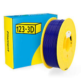 123-3D PLA Filament Mörkblå 1,75mm 1kg