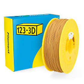 123-3D PLA Filament Light Brown Wood 1,75mm 1kg Bio