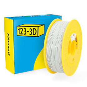 123-3D PLA Filament Ljusgrå 1,75mm 1kg