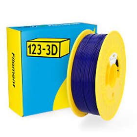 123-3D PLA Filament Mörkblå 1,75mm 1kg High Speed