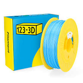 123-3D PLA Filament Ljusblå 1,75mm 1kg Satin