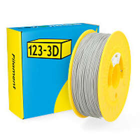 123-3D PLA Filament Silver 1,75mm 1kg Pro