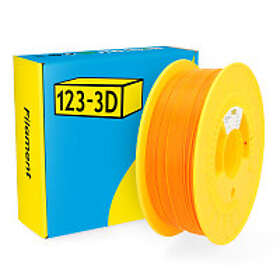 123-3D PLA Filament Orange 1,75mm 1kg Transparent