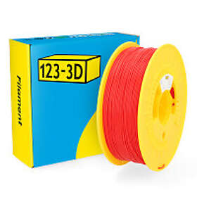 123-3D PLA Filament Röd 1,75mm 1kg