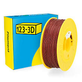 123-3D PLA Filament Röd 1,75mm 1kg Glitter