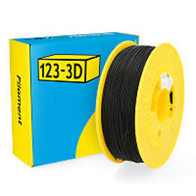 123-3D PLA Filament Svart 1,75mm 1kg Matt