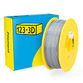 123-3D PLA Filament Silver 1,75mm 1kg Satin