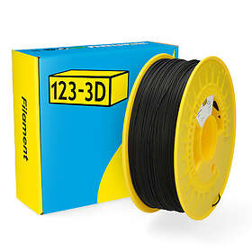 123-3D PLA Filament Svart 1,75mm 1kg CF10