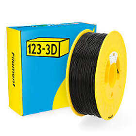 123-3D PLA Filament Svart 1,75mm 1kg Pro