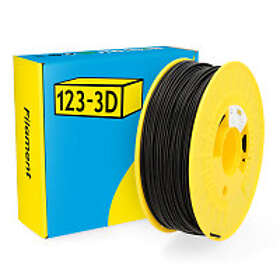 123-3D PLA Filament Svart 2,85mm 1kg