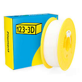 123-3D PLA Filament Vit 1,75mm 1kg Satin