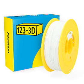 123-3D PLA Filament Vit 1,75mm 1kg