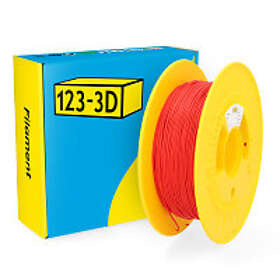123-3D TPU 85A Filament Röd 1,75mm 0,5kg