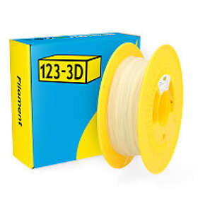 123-3D TPU 85A Filament Grön 1,75mm 0,5kg Glow in the Dark