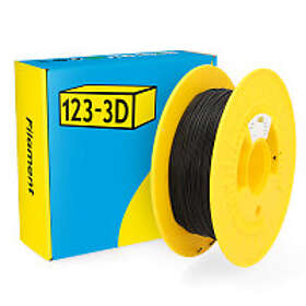 123-3D TPU 85A Filament Svart 1,75mm 0,5kg