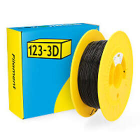 123-3D TPU 98A Filament Svart 1,75mm 0,5kg