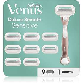 Gillette Venus Deluxe Smooth Sensitive (+9 Extra Blad)