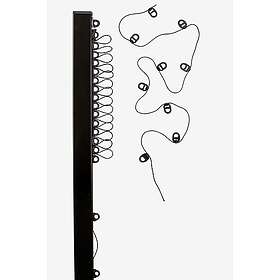 Hasta Gardinskena Alex Wave 150 cm Svart Gardintillbehör Från Homeroom