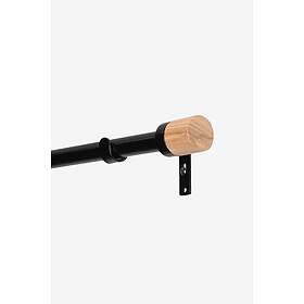 Hasta Gardinstång Set Astrid 110-200 cm Svart Gardintillbehör Från Homeroom