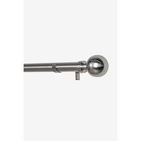 Hasta Gardinstång Set Comet 110-200 cm Silver Gardintillbehör Från Homeroom