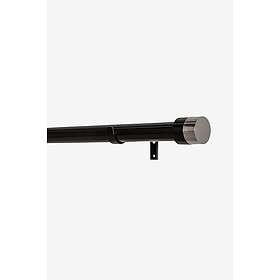 Hasta Gardinstång Set Edith 160-300 cm Svart Gardintillbehör Från Homeroom